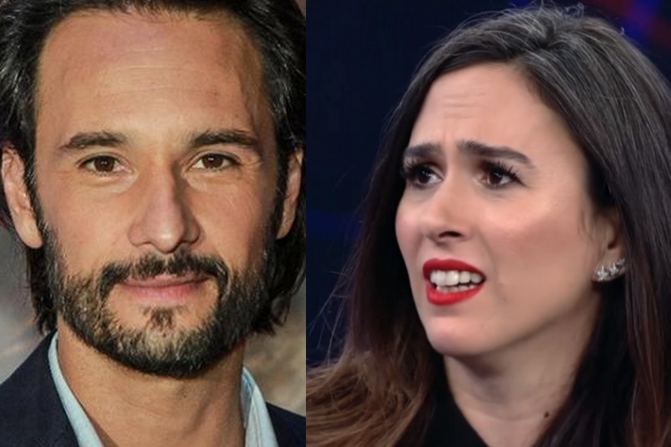 Tatá Werneck é flagrada dando beijaço em Rodrigo Santoro e quebra a web