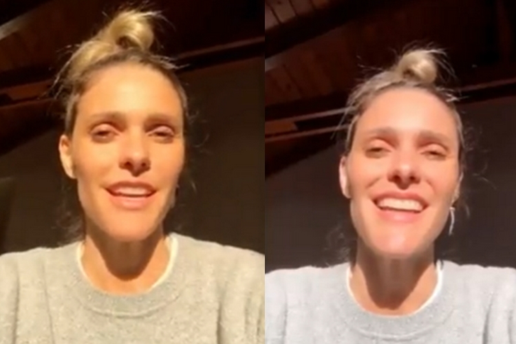 Grávida, Fernanda Lima se submete a prática de esporte arriscada