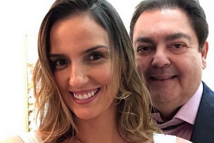 Luciana Cardoso e Faustão - Reprodução