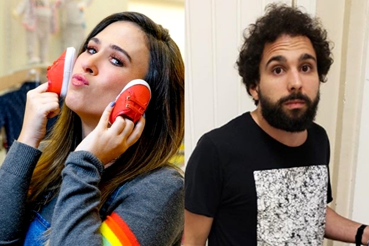 Humorista ridiculariza barriga de Tatá Werneck e ela rebate