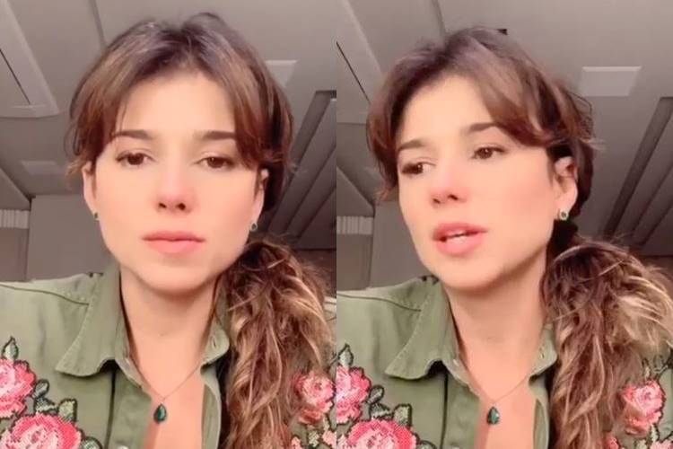 Visivelmente abalada, sertaneja Paula Fernandes fala sobre Luan Santana e faz pedido aos fãs