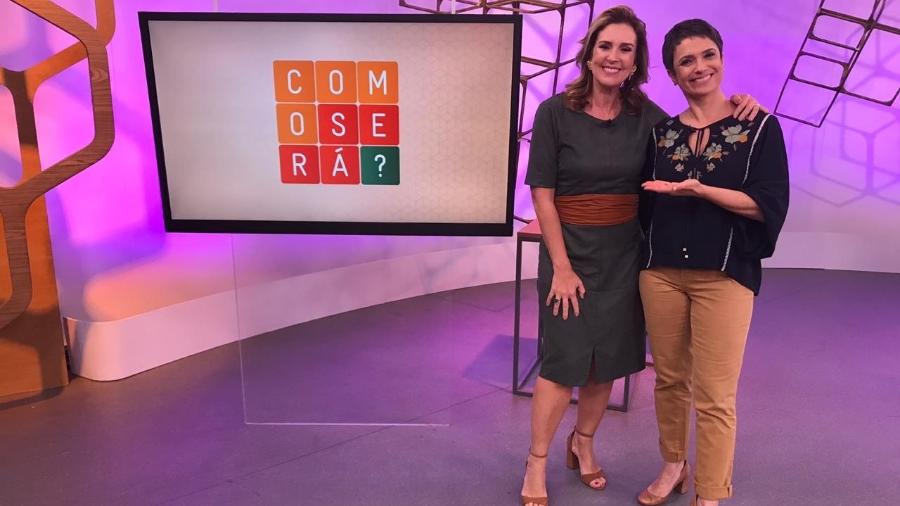Renata Capucci e Sandra Annenberg - TV Globo/Reprodução