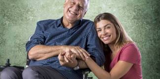 Bom Sucesso: Alberto muda testamento e faz Paloma sua herdeira Bom Sucesso - Alberto e Paloma (Globo/João Cotta)