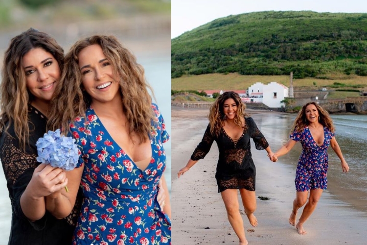 Daniela Mercury encanta ao posar em clicks do casamento com a esposa ...