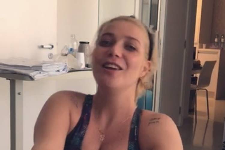 Luiza Possi compartilha vídeo e relembra momento das contrações