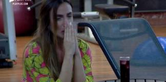 Power Couple: Ameaçada de eliminação, Nicole Bahls se desespera e cai no choro