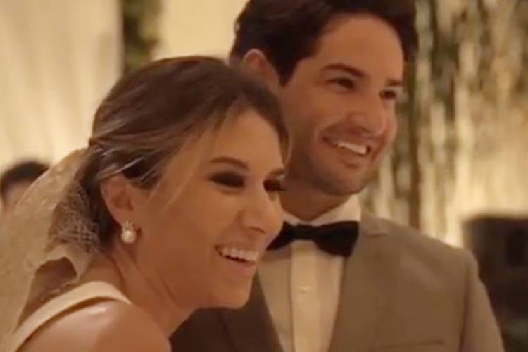 Rebeca Abravanel divulga vídeo do seu casamento com Alexandre Pato