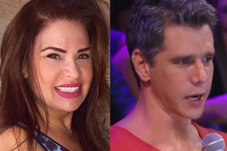 Solange Gomes, ex-banheira do Gugu, revela romance com o apresentador Márcio Garcia