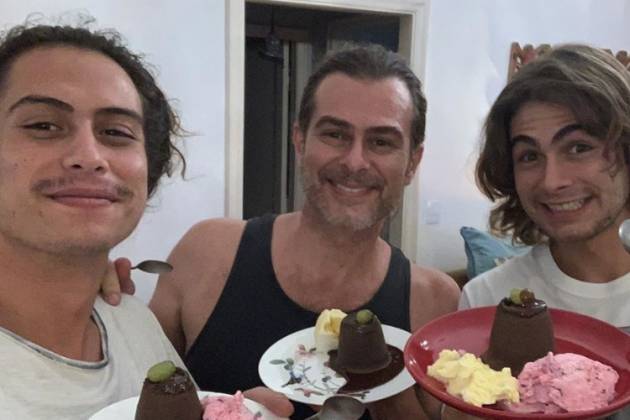 Francisco, João e Rafael Vitti - Reprodução/Instagram