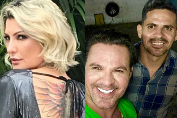 Antonia Fontenelle tieta irmão do cantor sertanejo Eduardo Costa e se derrete em click