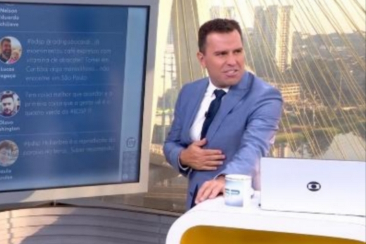 Rodrigo Bocardi revela costume curioso e dispara: “Devem falar que sou fresco”