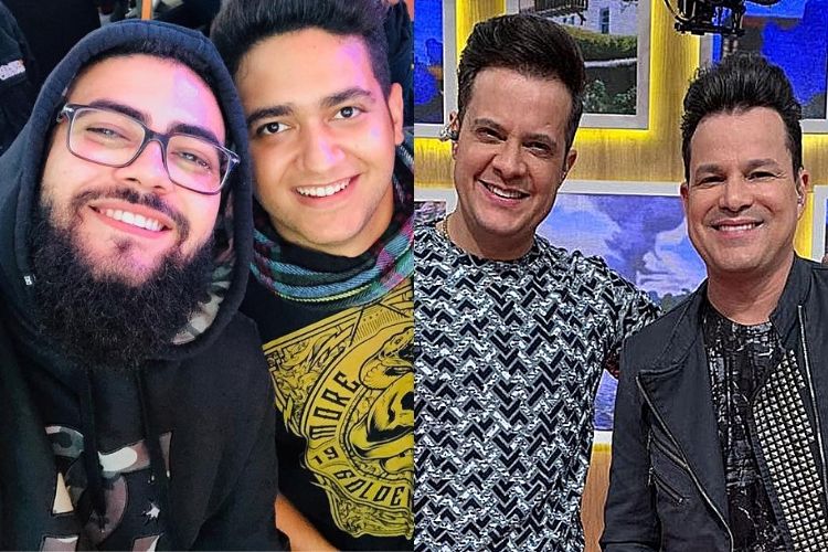 Henrique e Juliano e João Neto e Frederico - Reprodução: Instagram