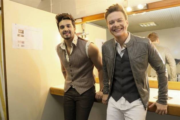 Luan Santana e Michel Teló Luan Santana e Michel Teló (Globo/João Miguel Júnior)