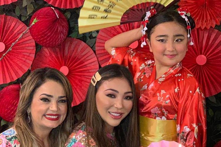 Nani Venâncio comemora aniversário da filha caçula