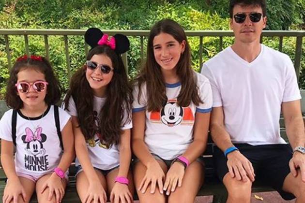 Rodrigo faro- filhas Clara- Maria e Helena instagram