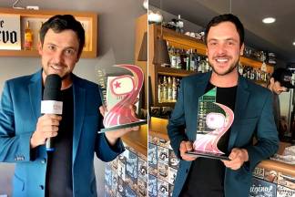 Sérgio Guizé recebe Prêmio Área VIP