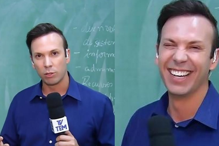 Repórter da Globo comete gafe e é alertado ao vivo por apresentadora