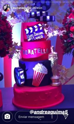 Aniversário Donatella - stories Instagram