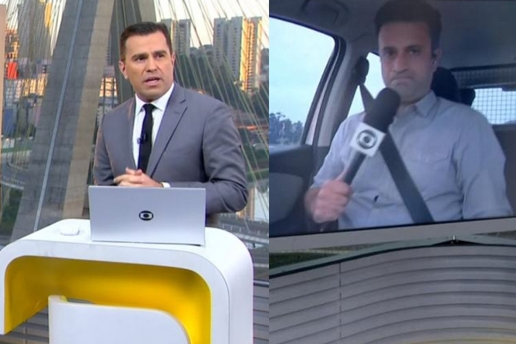 Ao vivo, Rodrigo Bocardi faz reclamação após situação e sobra até para repórter