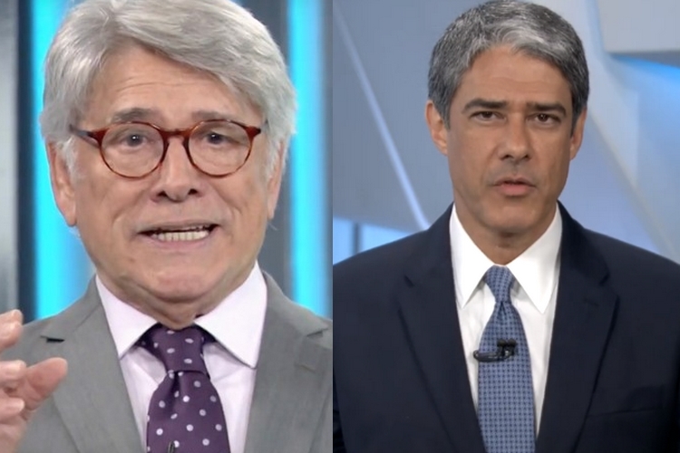 Sérgio Chapelin recusa homenagem de William Bonner e sinaliza intriga com o jornalista