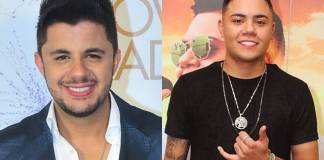 Filhos do sertanejo Cristiano Araújo surgem ao lado do tio, Felipe Araújo, em gravação