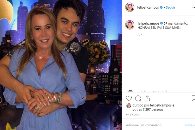Felipeh Campos sai em defesa de Zilu em meio a polêmica com o filho ...