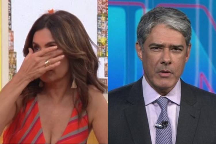 Fátima Bernardes e William Bonner - TV Globo/Reprodução