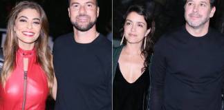 Juliana Paes com o marid - Manuela Dias e Murilo Benicio (Anderson Borde/AgNews)