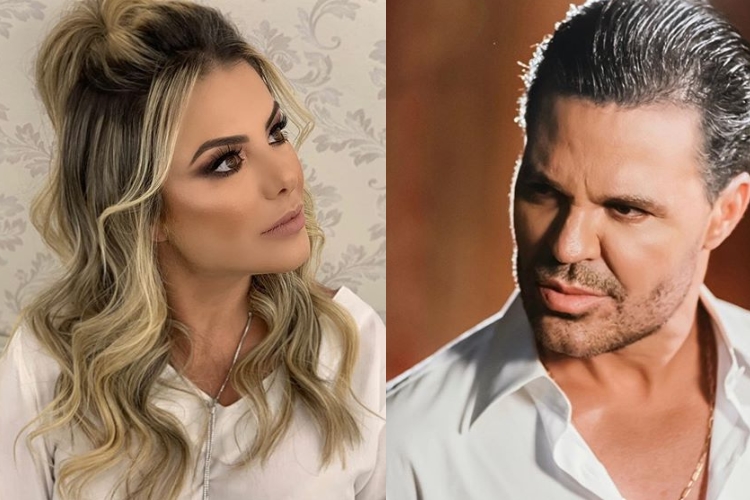 Poliana, mulher do sertanejo Leonardo, promove reflexão e é tietada por Eduardo Costa