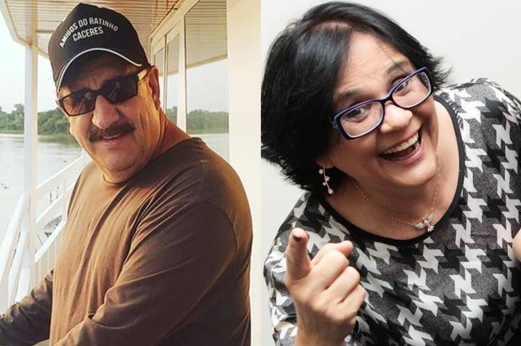 Ratinho publica foto do neto e ministra Damares Alves se derrete