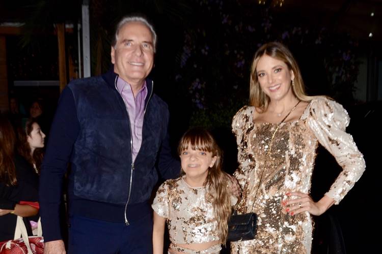 Ticiane Pinheiro e Roberto Justus celebram 10 anos da filha, Rafa Justus