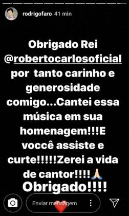 Rodrigo Faro- stories Instagram.1