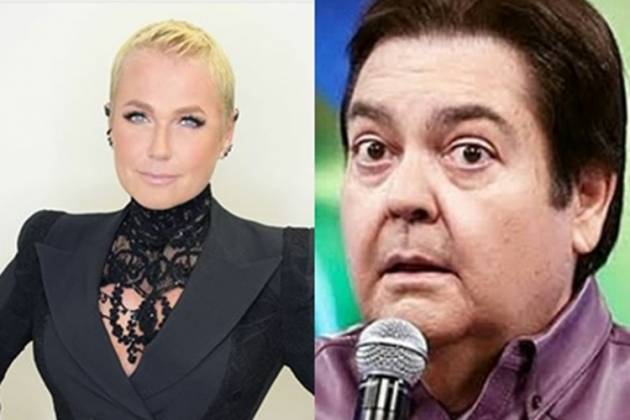 Xuxa Meneghel e Fausto Silva reprodução Instagram montagem Area Vip