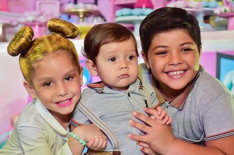 Wesley Safadão encanta ao postar vídeo dos filhos no Dia dos Irmãos