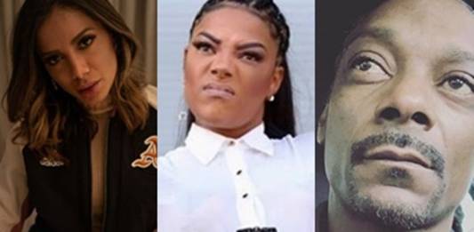 Anitta, Ludmilla Snoop Dogg foto Instagram montagem Area Vip