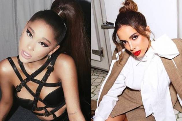 Ariana Grande e Anitta/Instagram