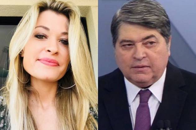 Bruna Drews e Datena