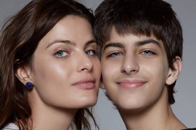 Isabelli Fontana e filho Luca reprodução instagram