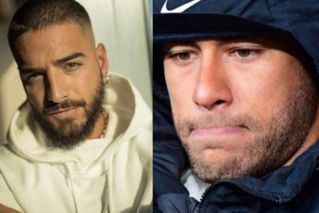 Maluma e Neymar - Montagem/Área Vip