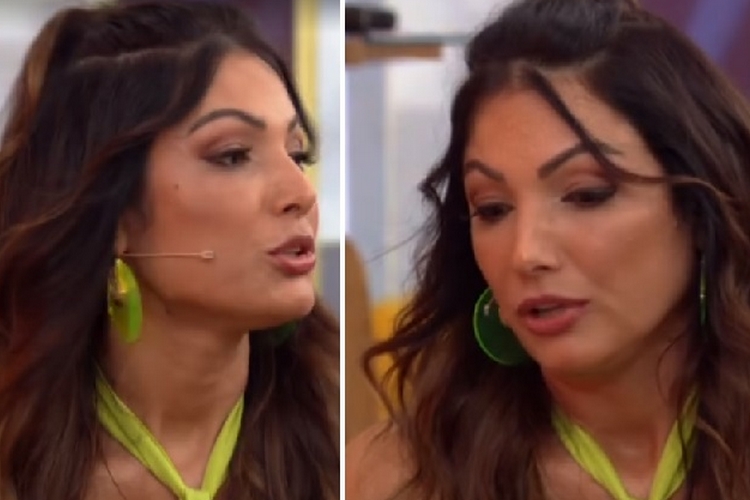 Ao vivo, Patrícia Poeta comete gafe e leva bolada na cara no ‘É de Casa’