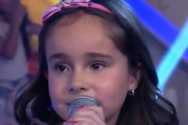 Sienna Belle no 'Programa Raul Gil' - Reprodução/YouTube