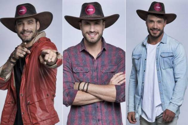 A Fazenda 11 - Diego - Guilherme - Lucas (Antonio Chahestian/ Record TV)