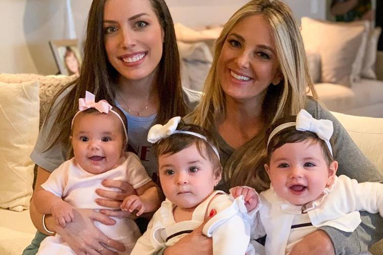 Fabiana Justus visita Ticiane Pinheiro