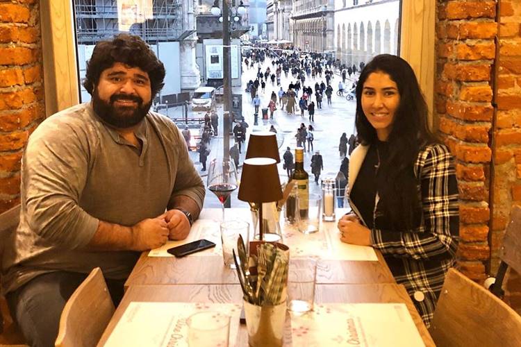 Sertanejo Fabiano Menotti celebra 10 anos de casado com Gaby Menotti