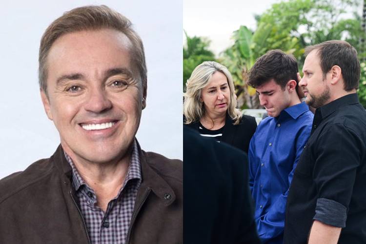 Emoção e homenagens marcam a chegada do corpo de Gugu a São Paulo