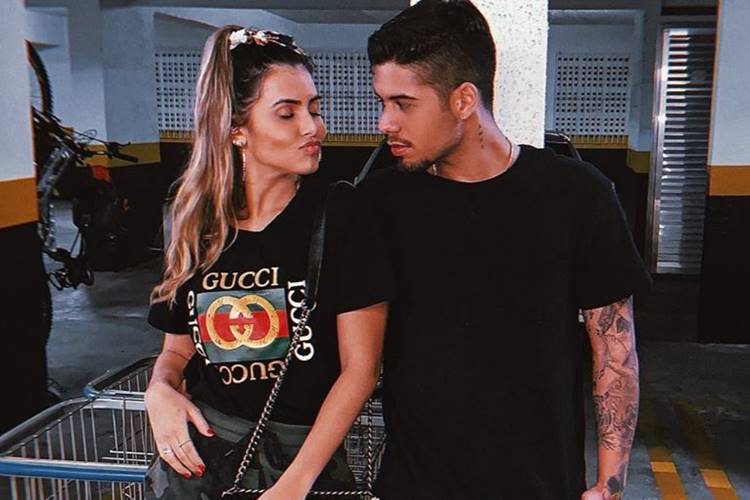 Sertanejo Zé Felipe surge em momento descontraído com a namorada, Isabella Arantes