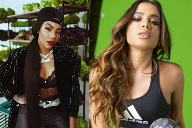 Anitta e Ludmilla - Montagem/Área Vip