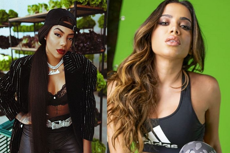 Intrigadas, Anitta e Ludmilla se evitam durante gravação de show do Harmonia do Samba