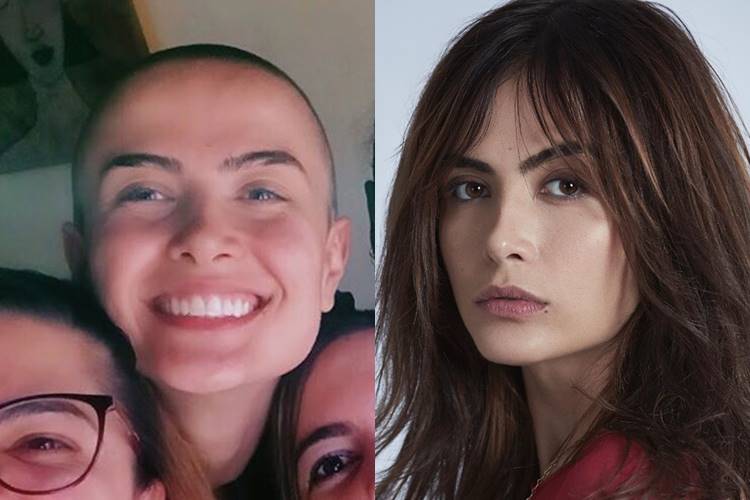 Maria Casadevall aparece de cabeça raspada