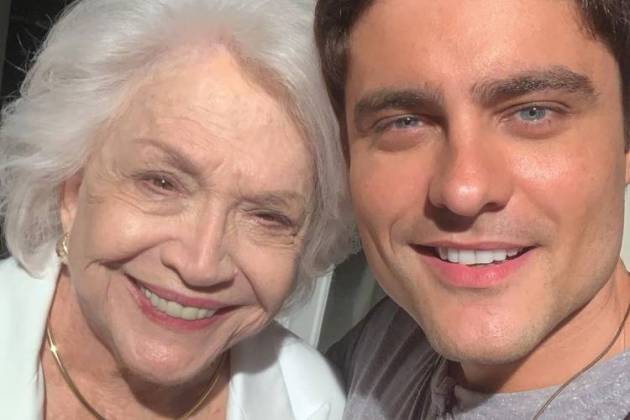 Nathalia Timberg e Guilherme Leicam